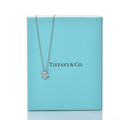 Tiffany Platinum Diamond Enchant Pendant Necklace 7 of 7