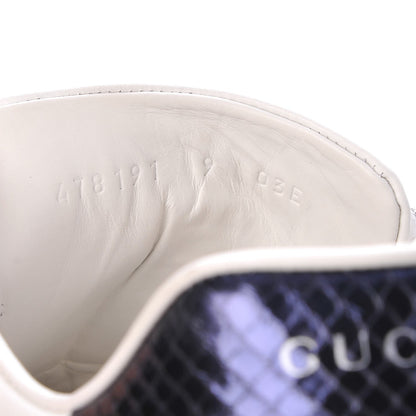 Gucci Calfskin Ayers Web UFO Dragon Embroidered Mens Ace Sneakers 9 White 10 of 13