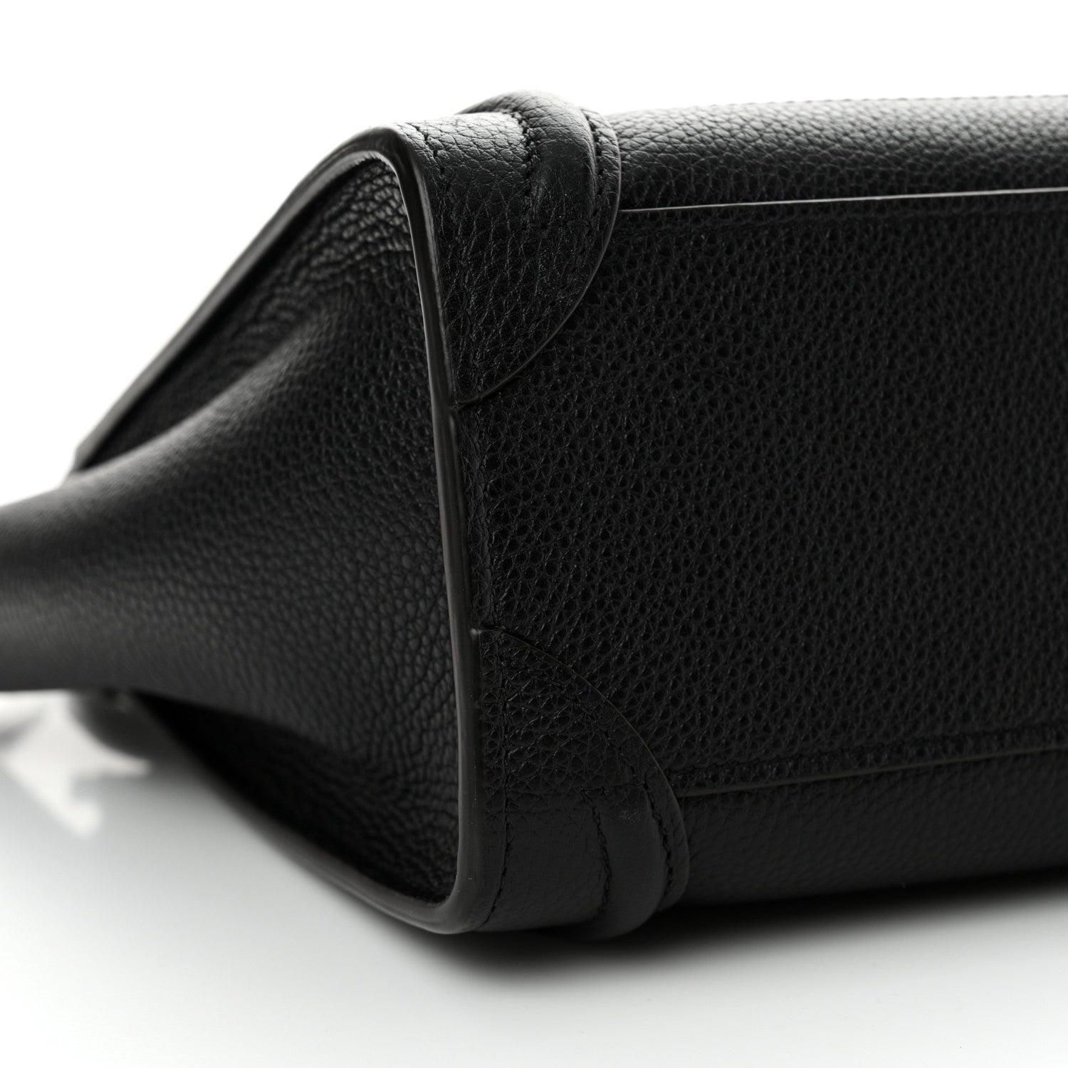 Celine Drummed Calfskin Nano Luggage Black 9 of 12