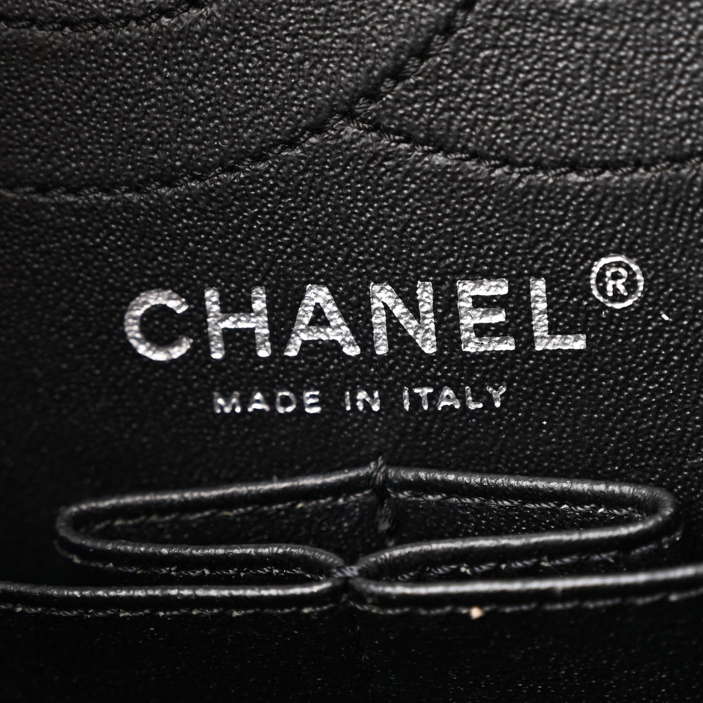Glazed Calfskin Quilted 2.55 Reissue 226 Flap So Black