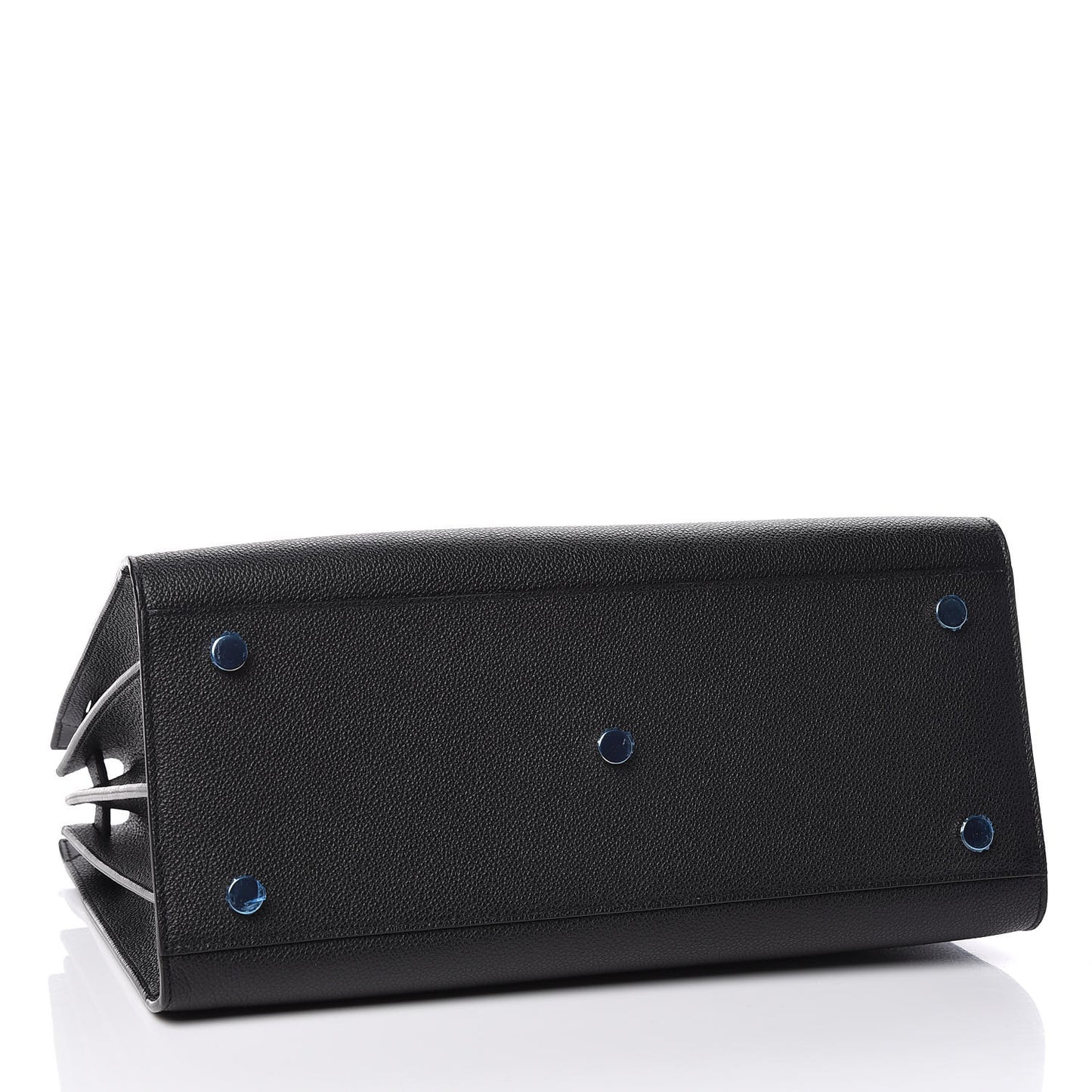 Grained Calfskin Small Sac De Jour Black