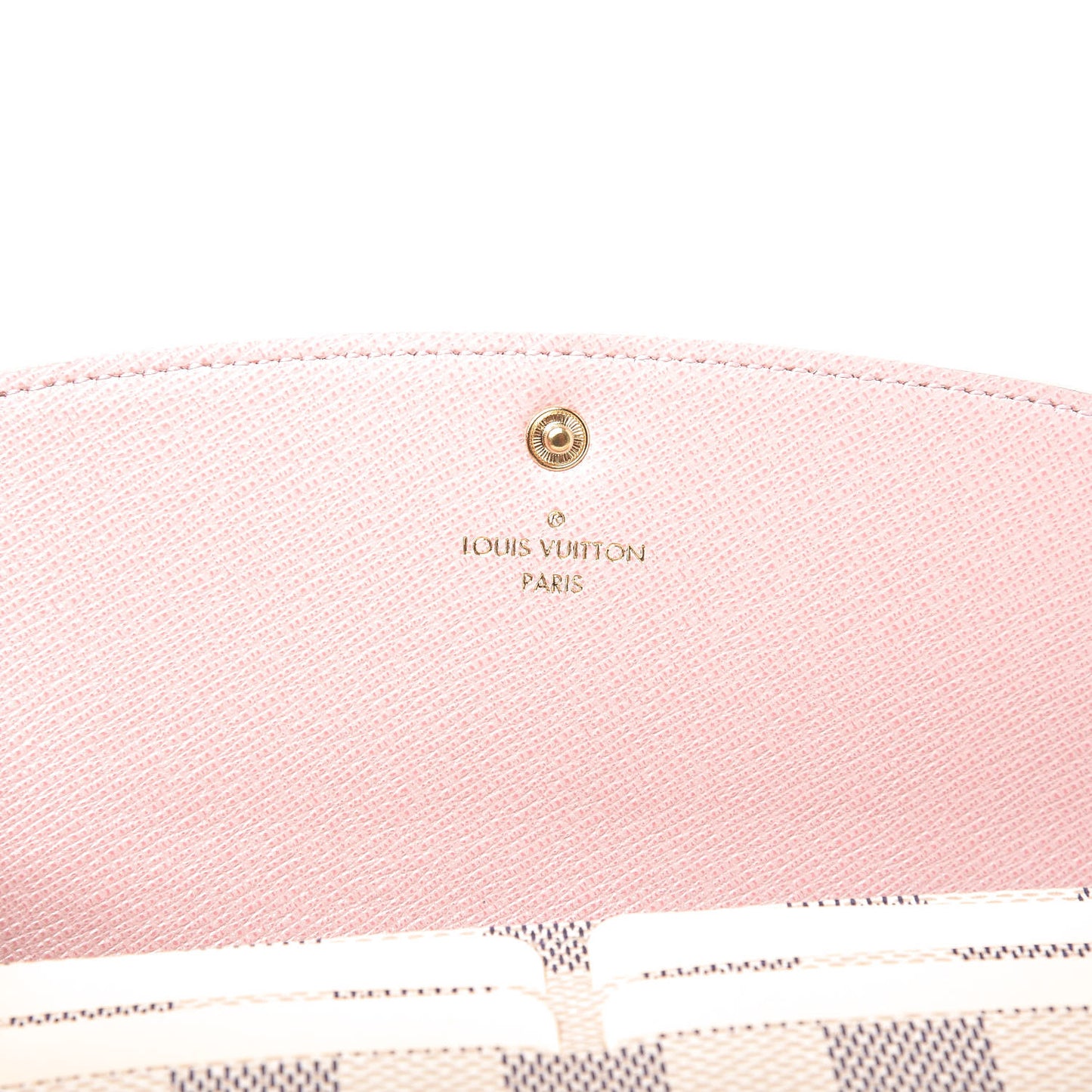 Damier Azur Emilie Wallet Rose Ballerine