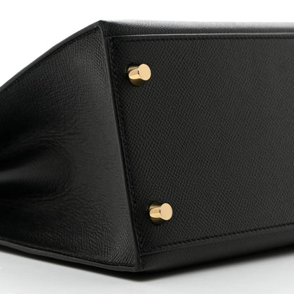 Hermes Epsom Kelly Sellier 28 Black 9 of 11