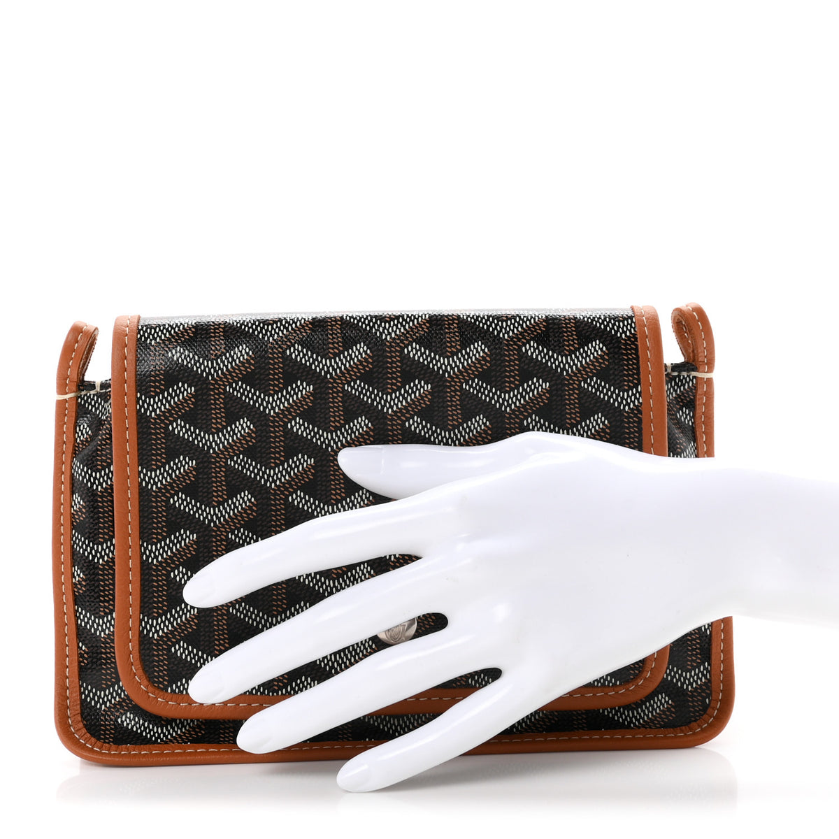 Goyardine Plumet Wallet Clutch Black Gold