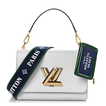 Louis Vuitton Epi Twist Top Handle Shoulder Bag MM White 1 of 9