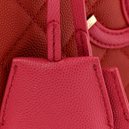 Chanel Caviar Quilted Medium CC Filigree Vanity Case Pink 12 of 12