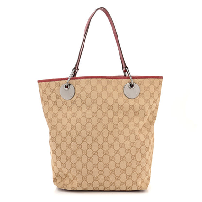 Gucci Monogram Large Eclipse Tote Red 1 of 16
