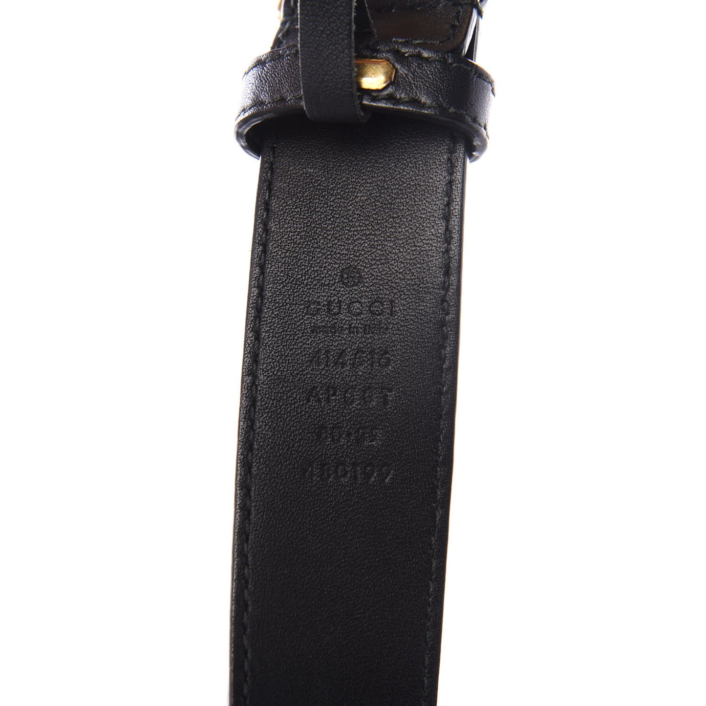 Calfskin Double G 30mm Belt 80 32 Black