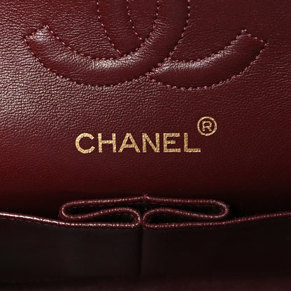 Chanel Lambskin Quilted Medium Double Flap Navy 7 of 10