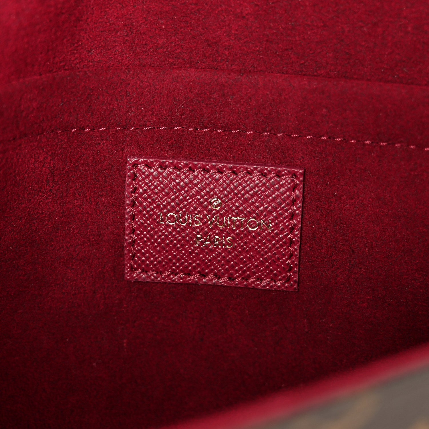 Louis Vuitton Monogram Pochette Felicie Chain Wallet Fuchsia 7 of 14