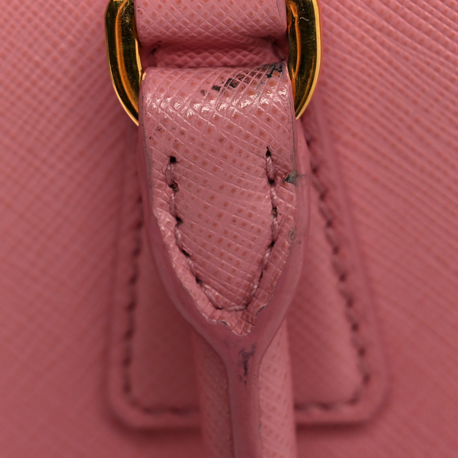 Prada Saffiano Mini Galleria Double Zip Tote Petalo 17 of 19