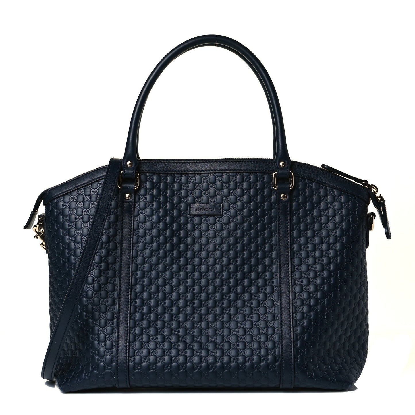 Soft Microguccissima Dome Satchel Navy