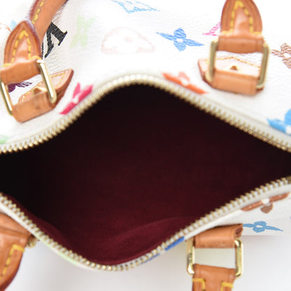 Louis Vuitton Monogram Multicolor Mini Sac HL Speedy White 5 of 9