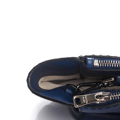 Prada City Calf Small Hand Stitched Galleria Double Zip Tote Bleuette 13 of 15