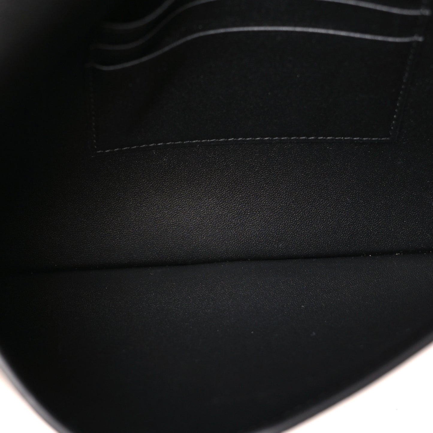 Goatskin Saddle Pouch Black