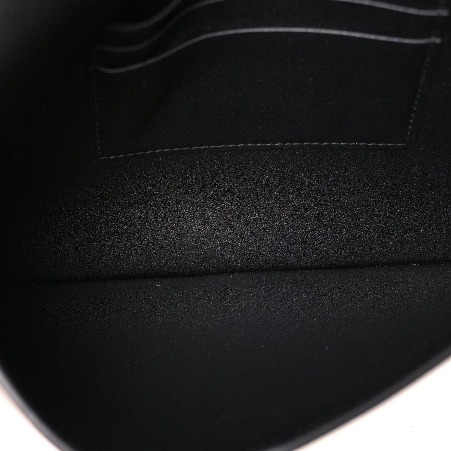 Christian Dior Goatskin Saddle Pouch Black 5 of 8
