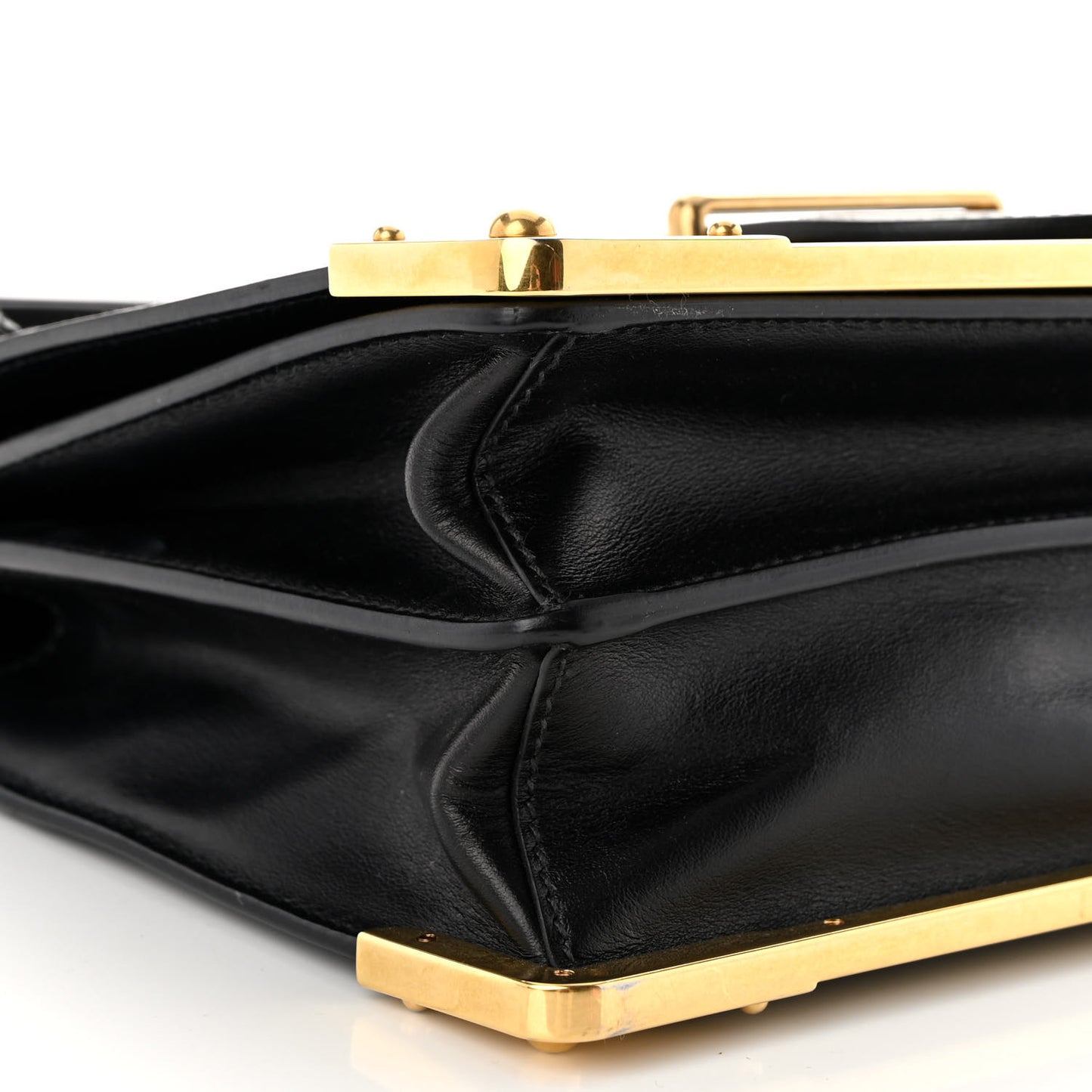 City Calf Saffiano Cahier Bag Black