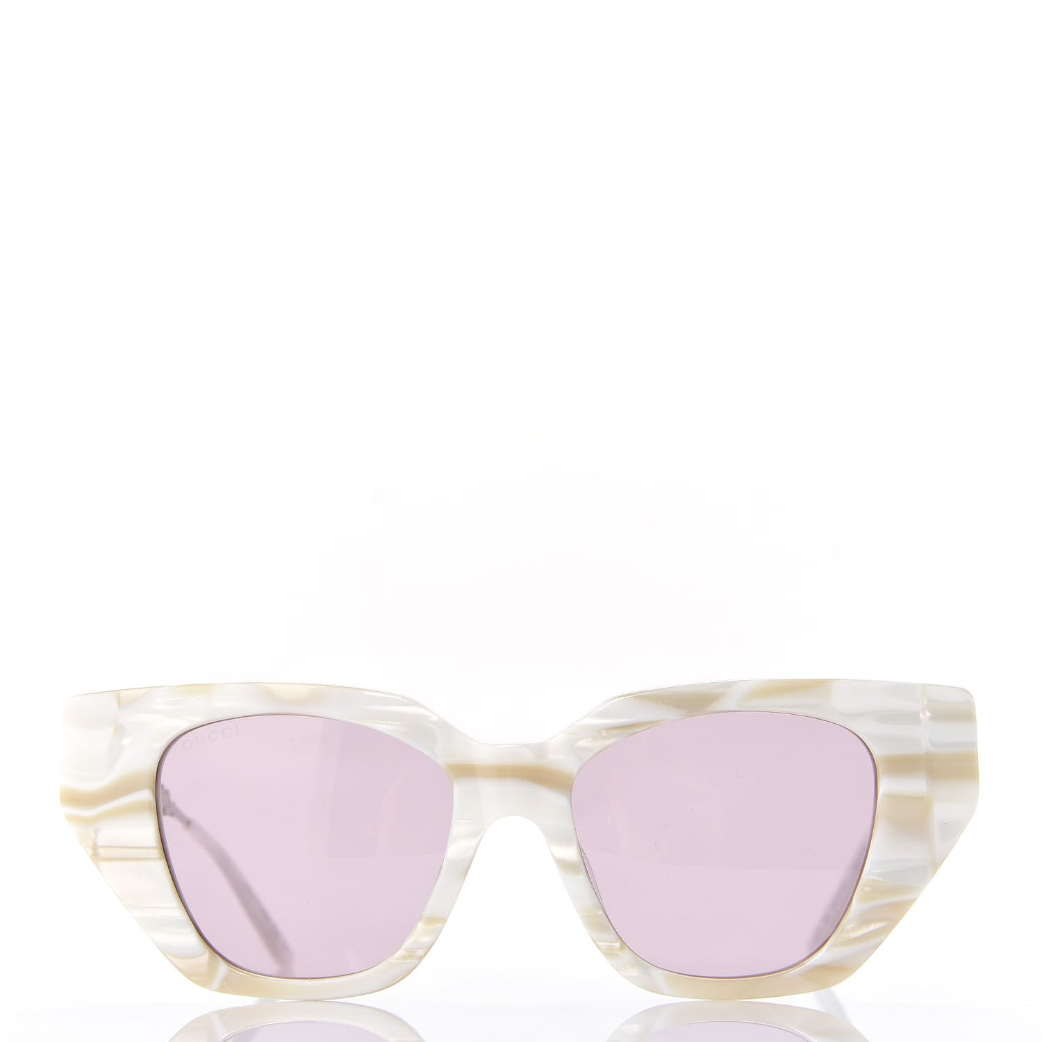 Gucci Crystal Embellished Cat Eye GG0641S Sunglasses White 3 of 7
