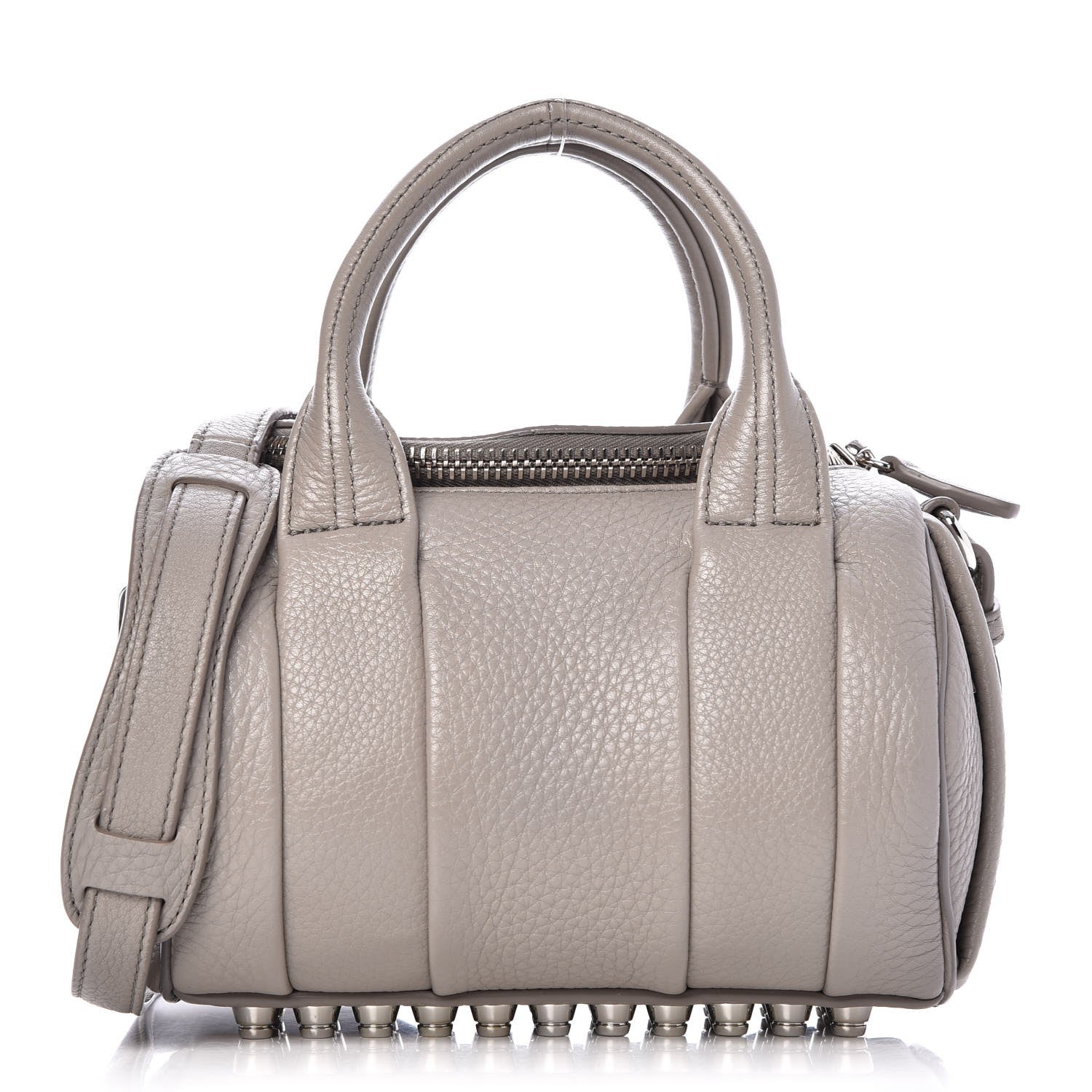 Alexander Wang Pebbled Lambskin Mini Rockie Gray Rhodium Hardware 1 of 7