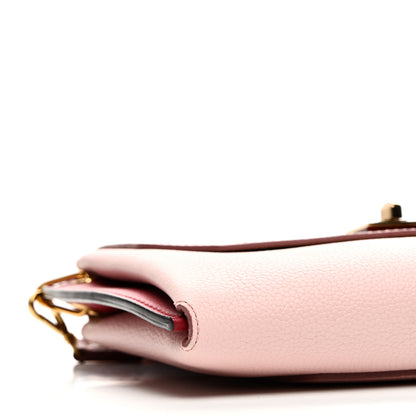 MCM Grained Calfskin Small Milla Clutch Pale Mauve 8 of 9