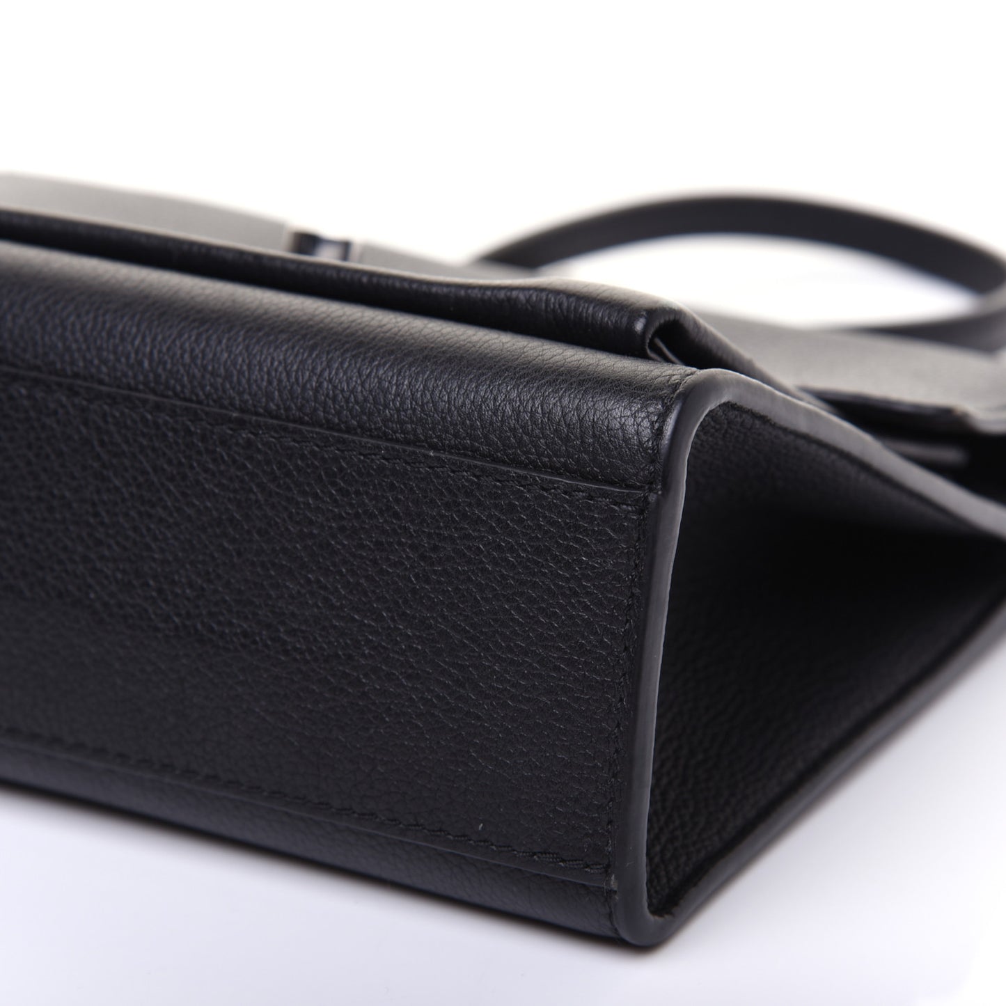 Soft Calfskin My Lockme Chain Bag BB Black