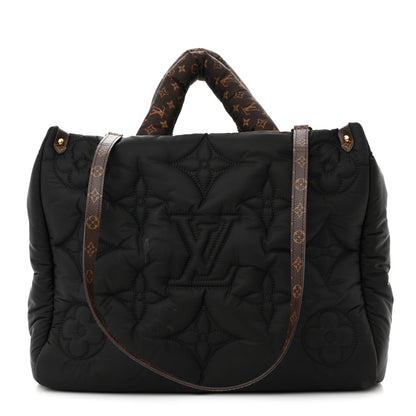 Louis Vuitton Econyl Monogram Pillow Giant Onthego MM Black 1 of 14