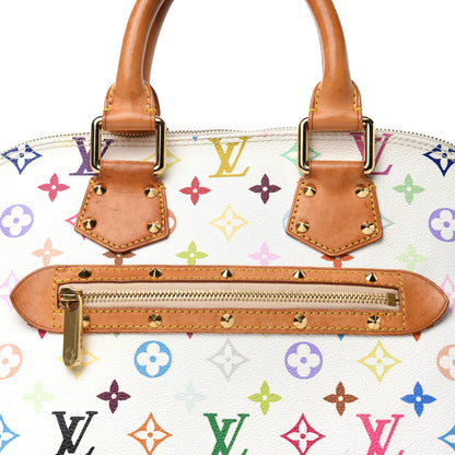 Louis Vuitton Monogram Multicolor Alma White 8 of 20