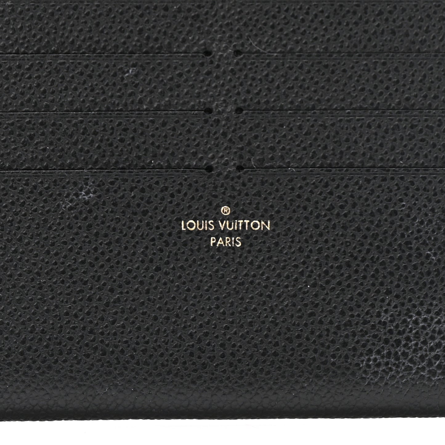 Calfskin Felicie Chain Wallet Card Holder Insert Black
