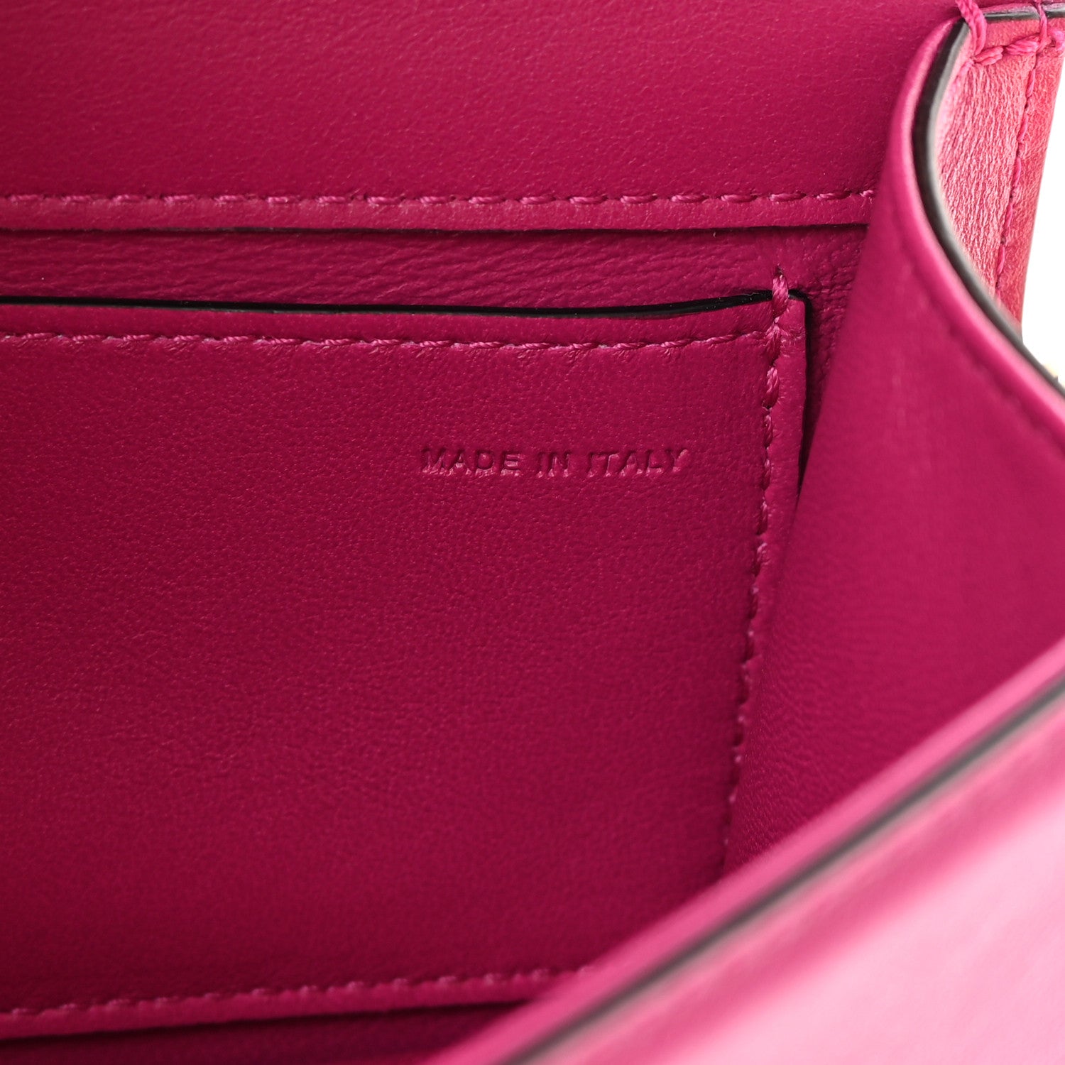 Valentino Garavani Calfskin Vlogo Small Loco Shoulder Bag Rose Violet 7 of 11