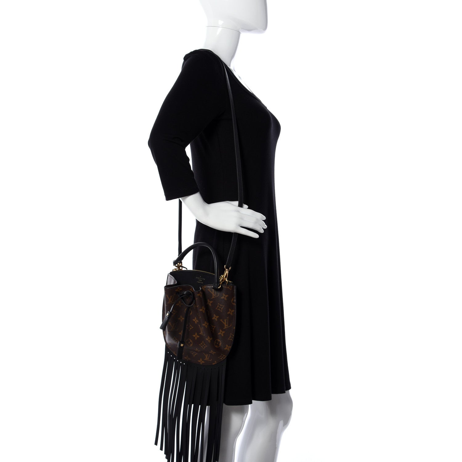 Louis Vuitton Monogram Fringed Noe 2 of 8