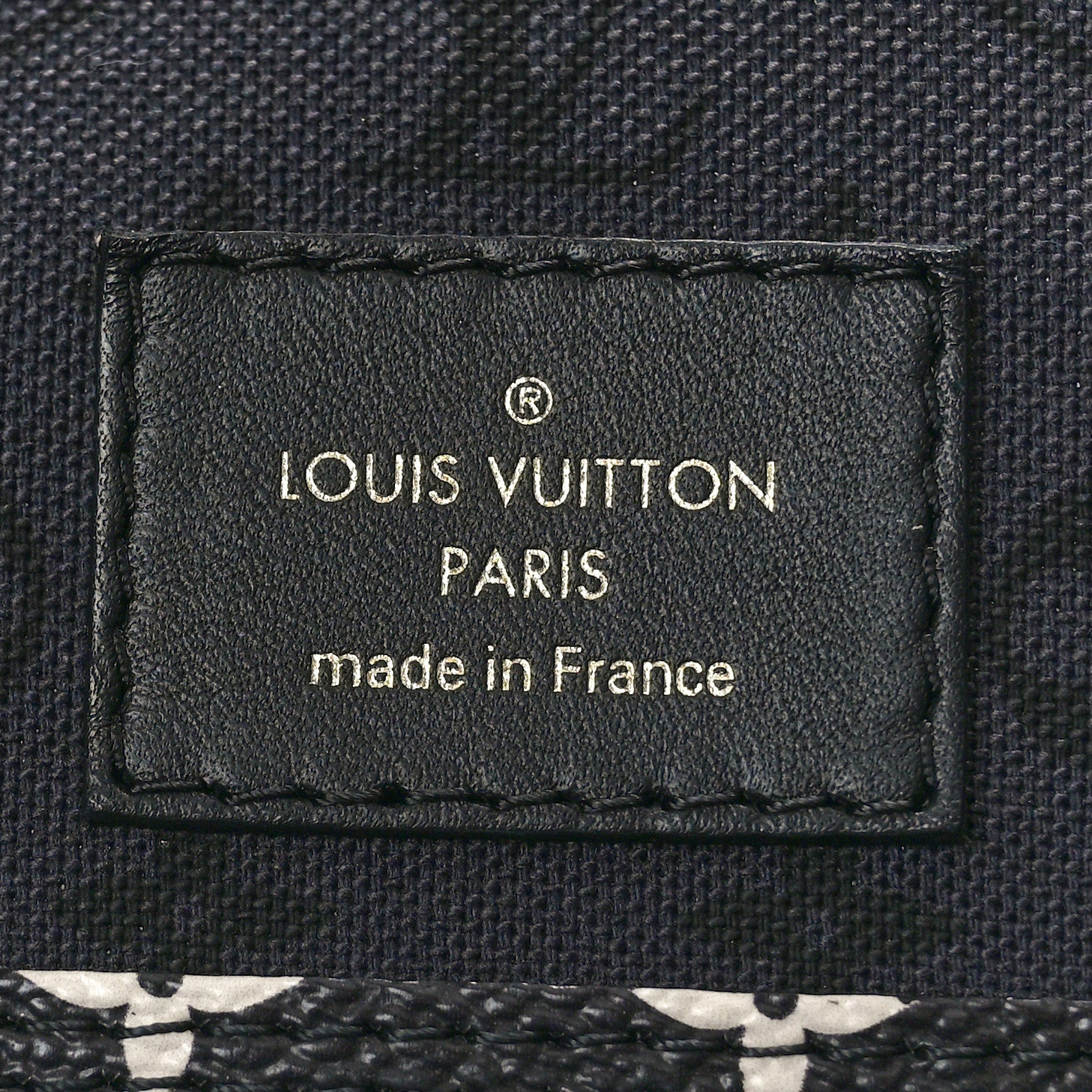 Louis Vuitton Monogram Giant Crafty Neverfull MM Creme Rouge Black 6 of 9