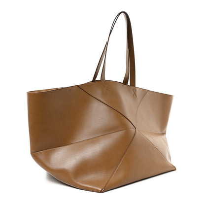 Loewe Shiny Calfskin XXL Puzzle Fold Shoulder Bag Oak 3 of 10