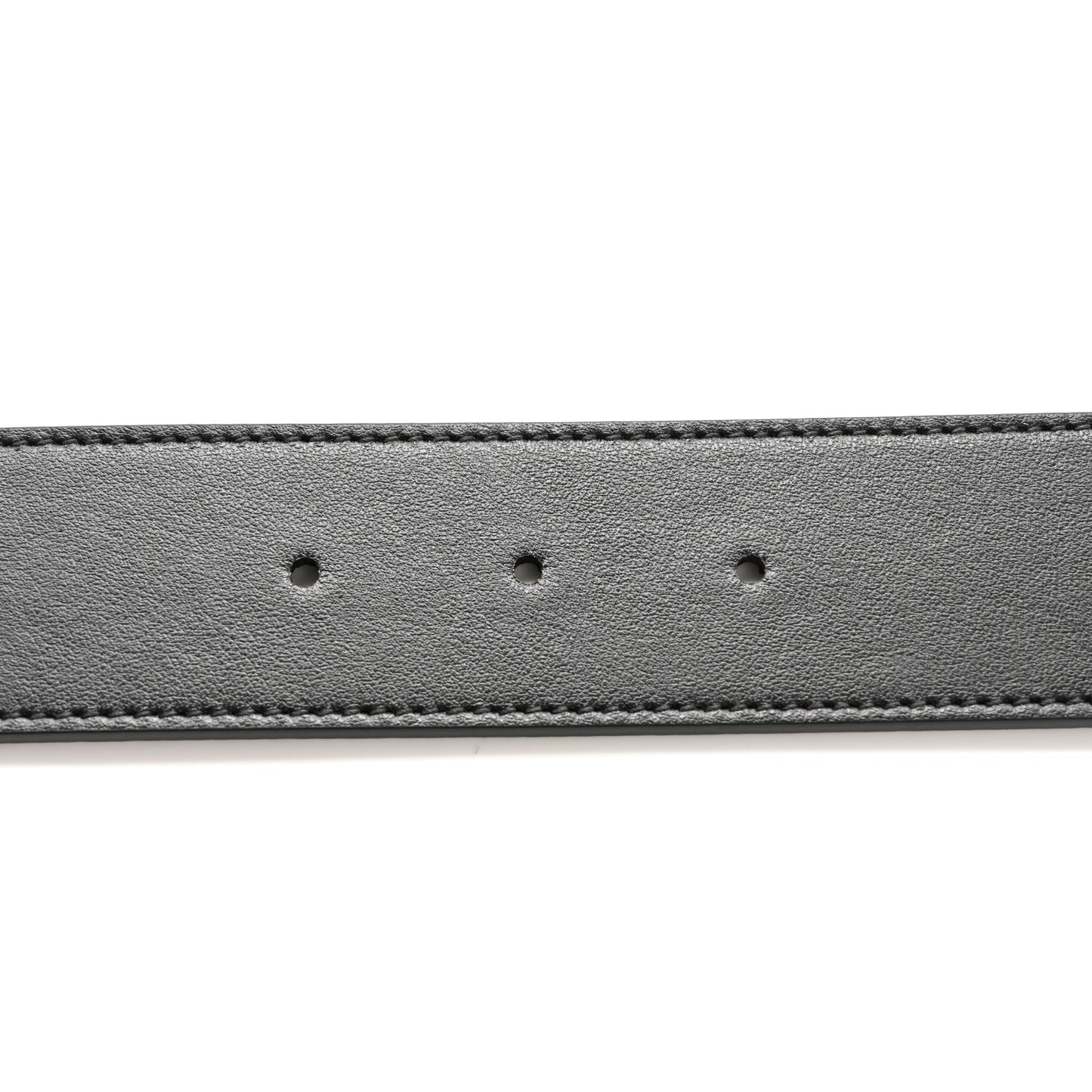 GG Supreme Monogram Plutone Calfskin Double G Reversible 37mm Belt 110 44 Beige Ebony New Acero