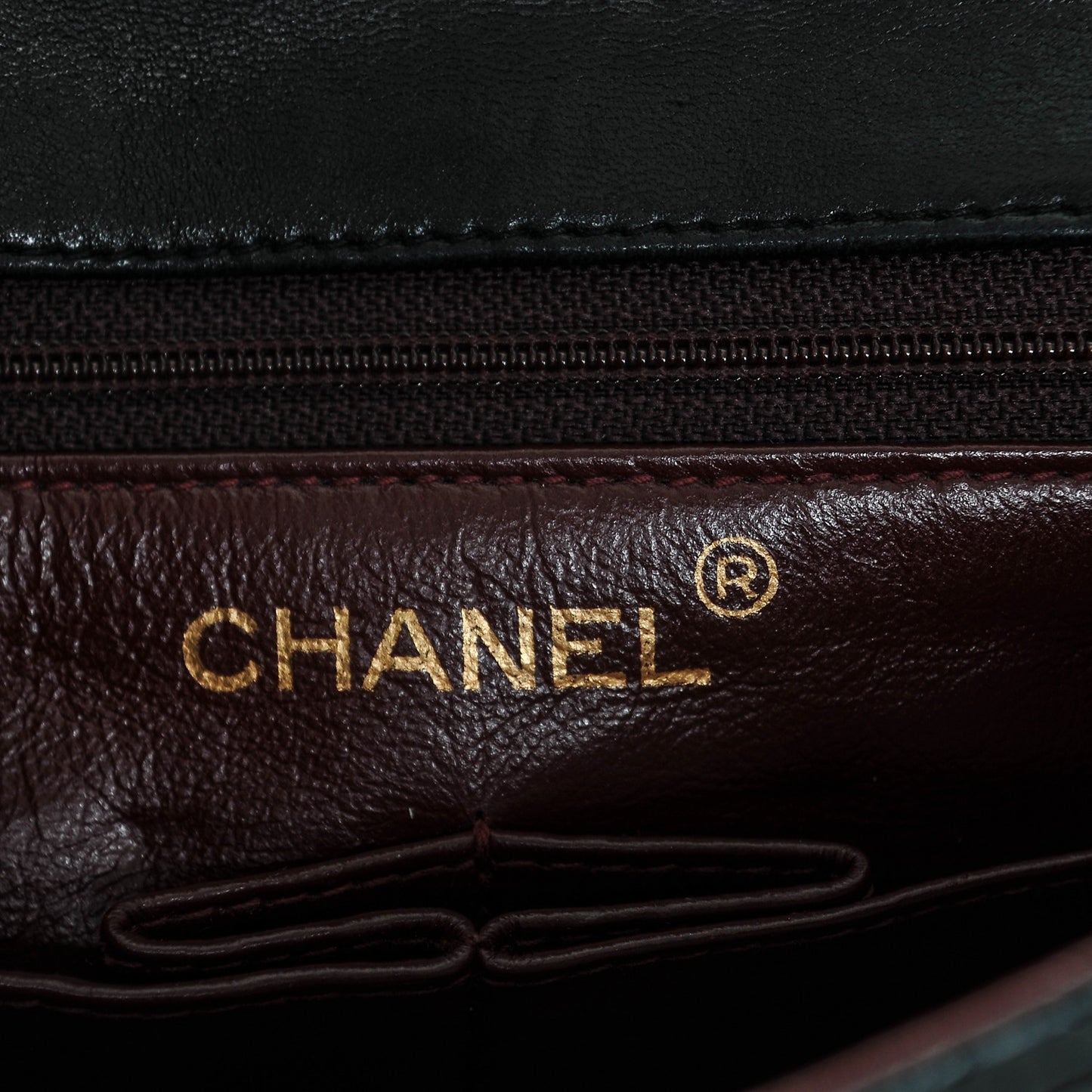 Lambskin Quilted Small Single Flap Black