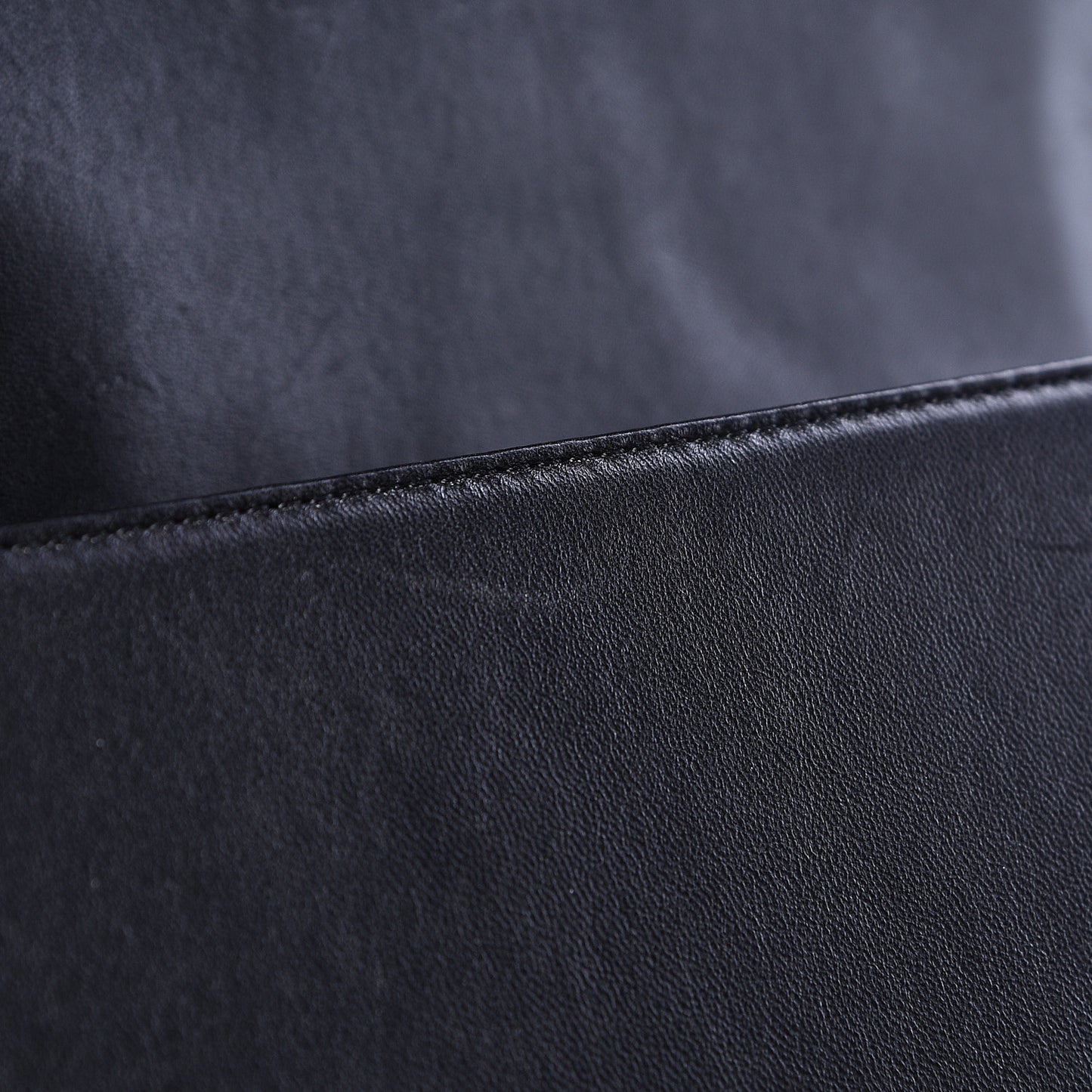 Lambskin Quilted Crest Embellished Medium Boy Flap Black White Blue