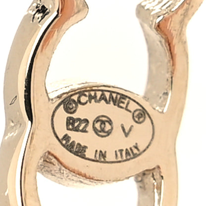 Chanel Metal CC Ring 6.75 Gold 4 of 4