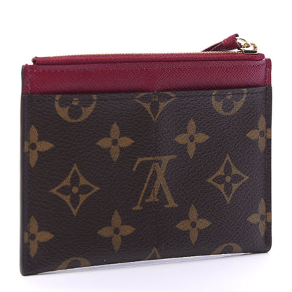 Louis Vuitton Monogram Zipped Card Holder Fuchsia 3 of 9