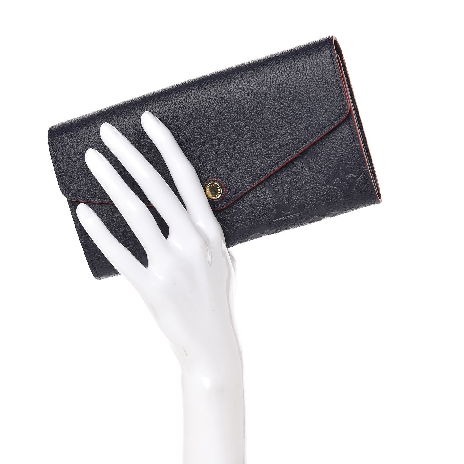 Louis Vuitton Empreinte Sarah Wallet NM Marine Rouge 2 of 9