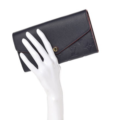 Louis Vuitton Empreinte Sarah Wallet NM Marine Rouge 2 of 9