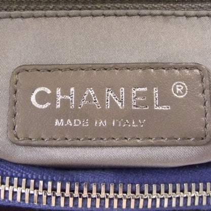 Chanel Caviar Grand Shopping Tote GST XL Blue 10 of 14