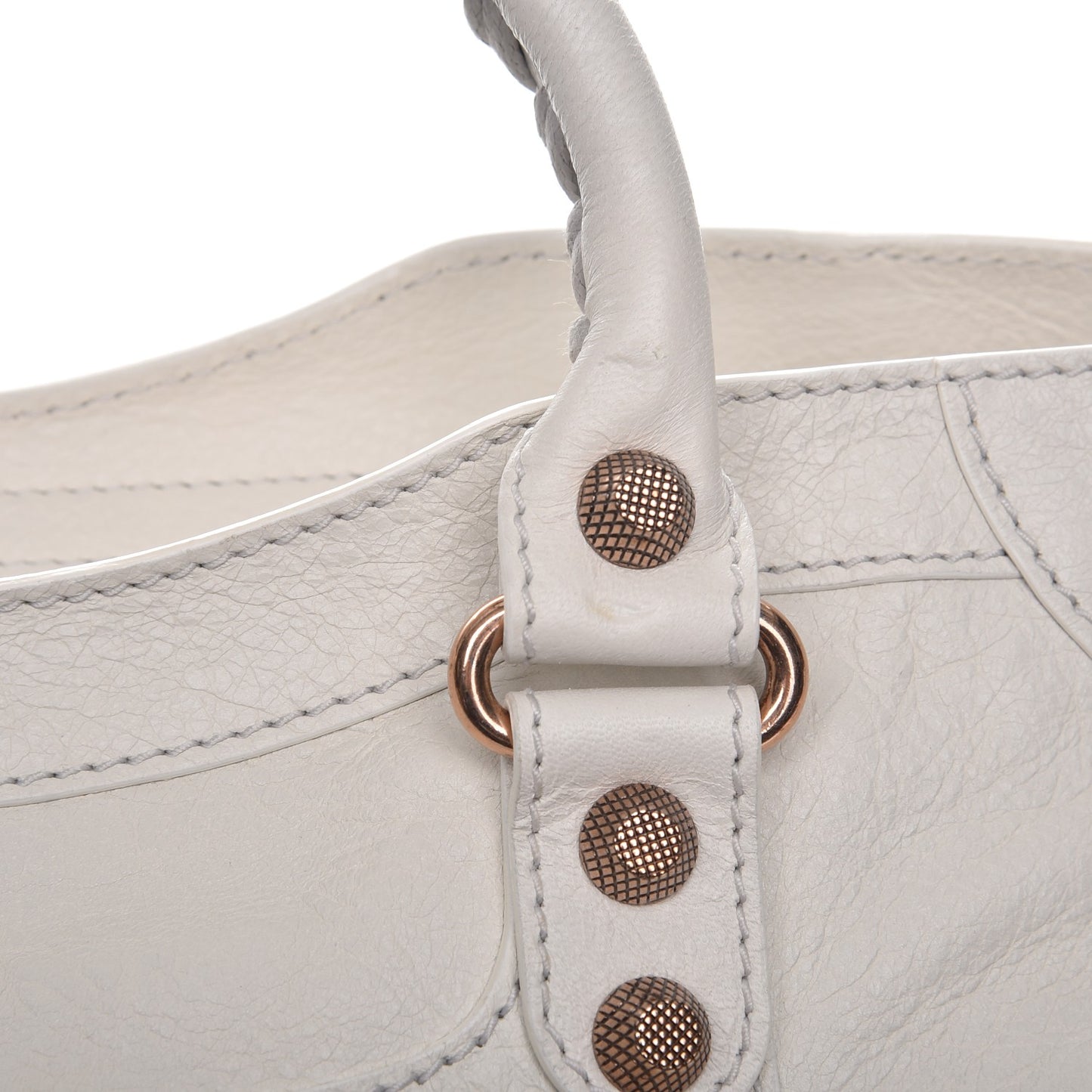 Agneau Giant 12 Rose Gold Hardware City White Light