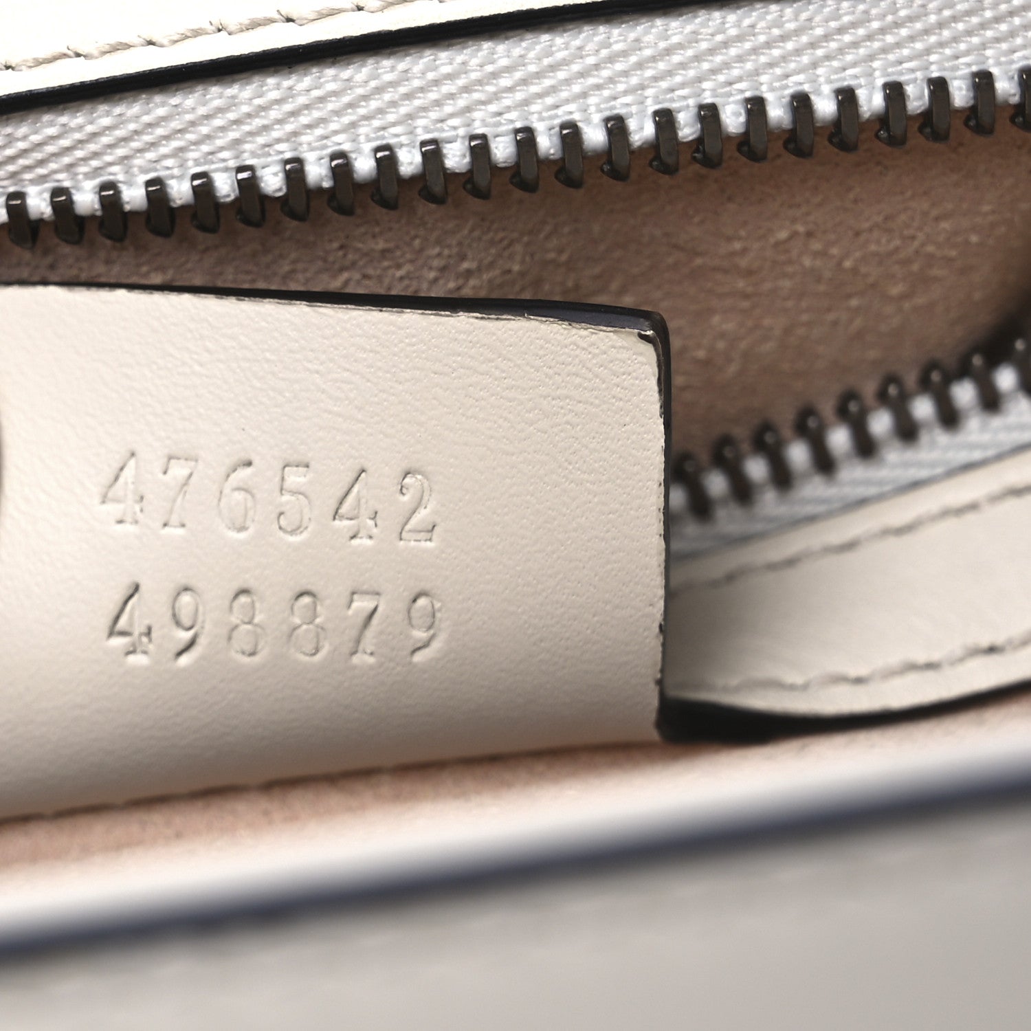 Gucci Calfskin Sylvie Web Queen Margaret Shoulder Bag White 7 of 14