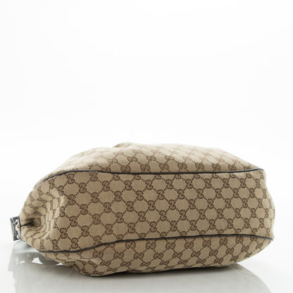 Gucci Monogram Medium Sukey Hobo Dark Brown 5 of 10