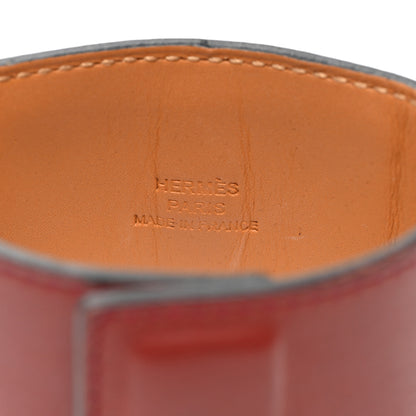 Hermes Box Collier de Chien CDC Shadow Bracelet S Rouge H 4 of 6