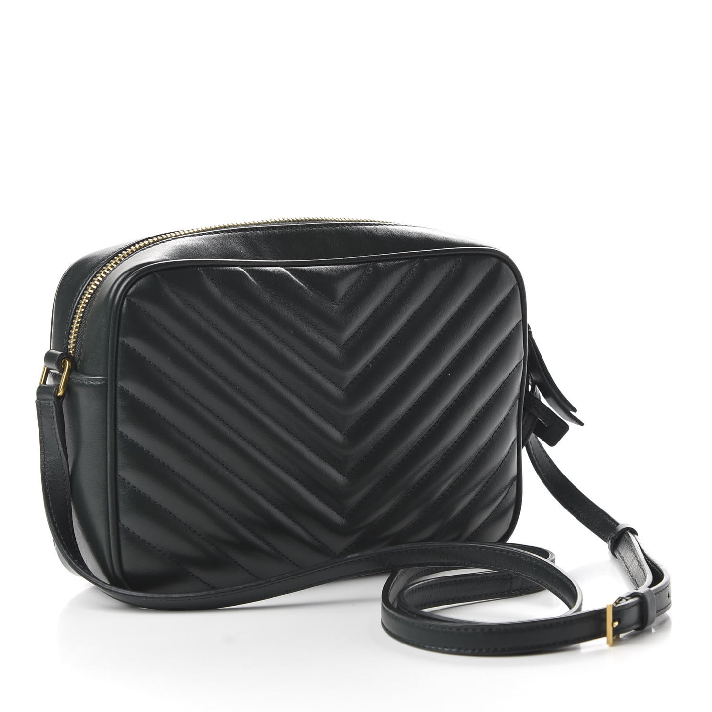 Calfskin Matelasse Monogram Lou Camera Bag Military Green