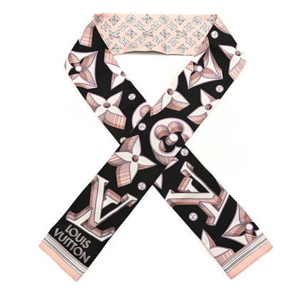 Louis Vuitton Silk Ultimate 3D Bandeau Rose Clair Black 1 of 4