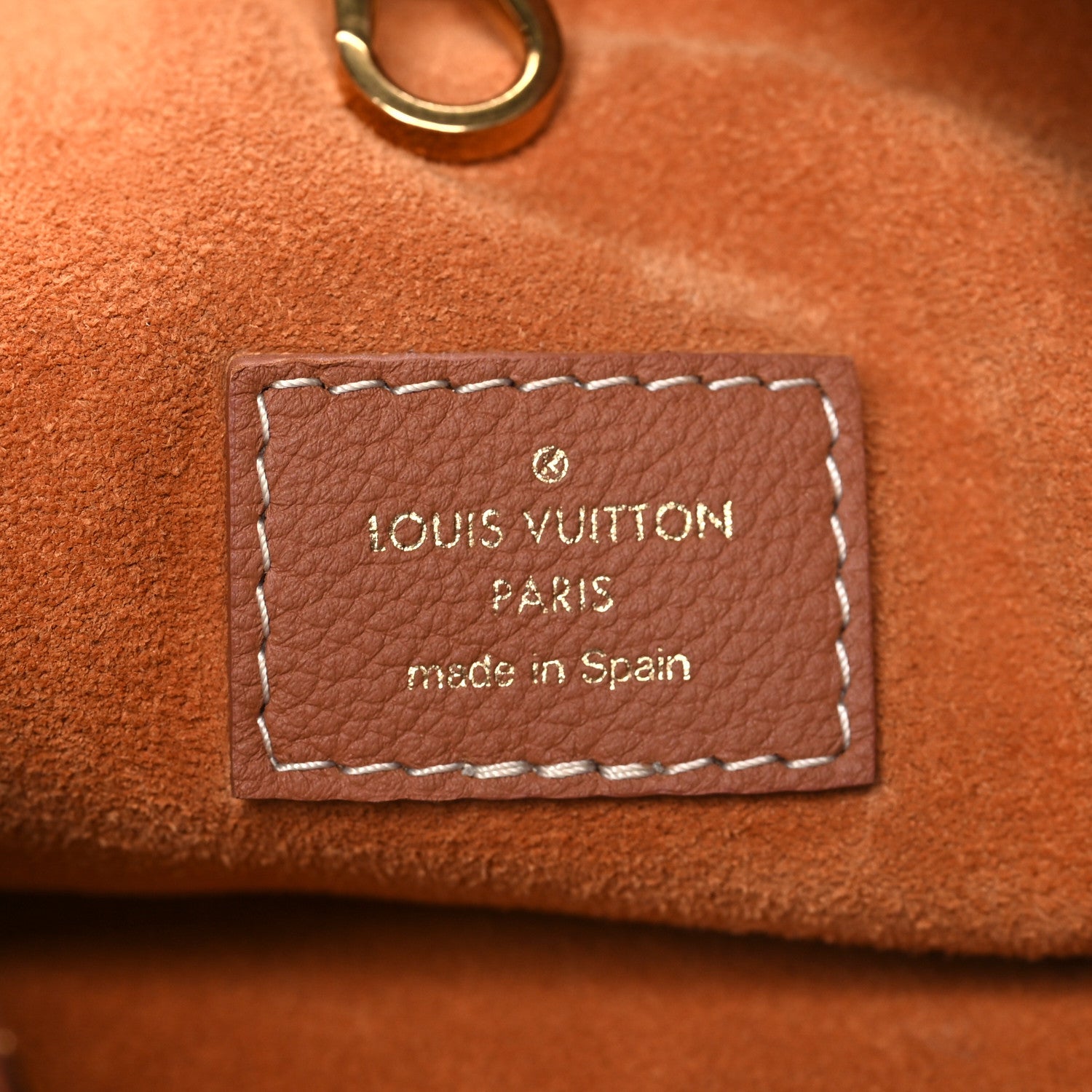 Louis Vuitton Grained Calfskin Low Key Hobo MM Cognac 7 of 10
