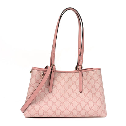 Gucci GG Supreme Monogram Emblem Medium Tote Bag Light Pink 1 of 10