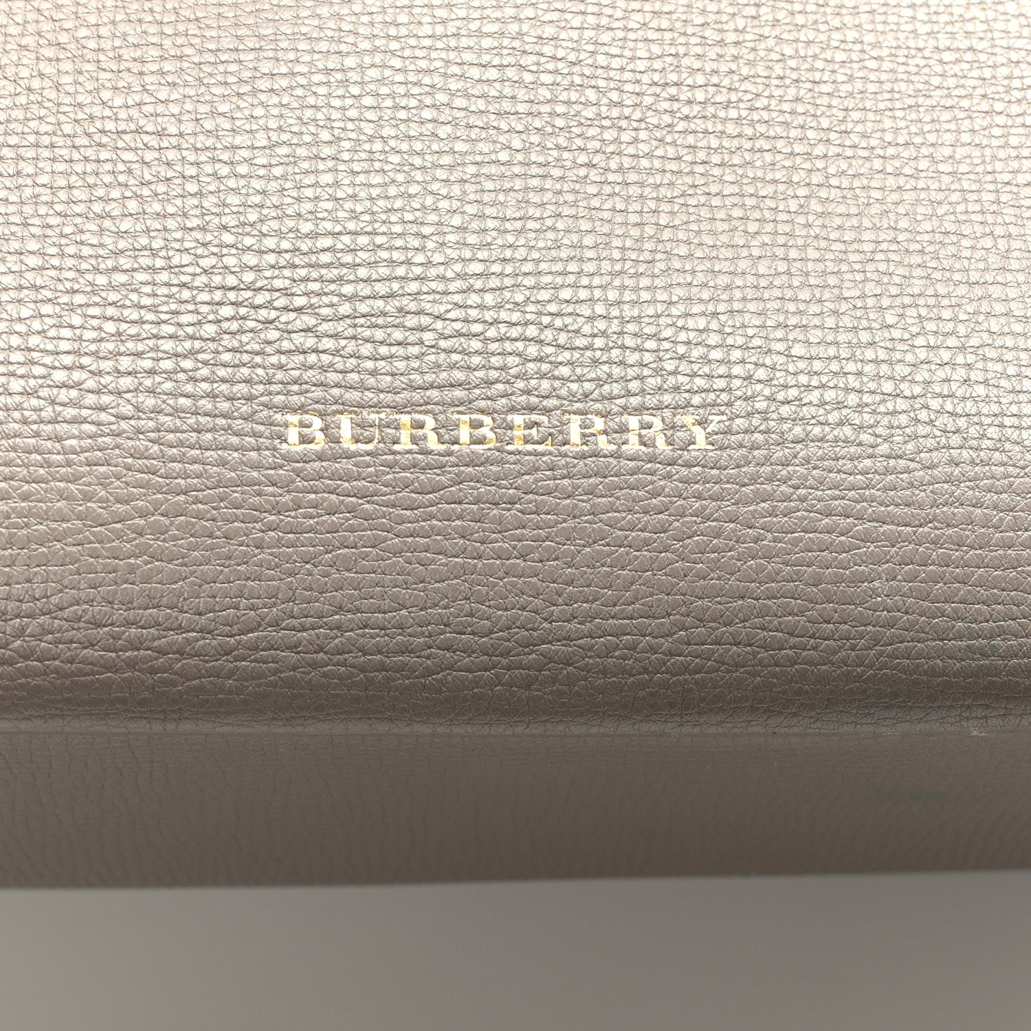 Burberry Grainy Calfskin Medium Honeybrook Tote Thistle Grey 6 of 10