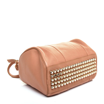 Alexander Wang Pebbled Lambskin Rocco Tan Pale Gold Hardware 4 of 10
